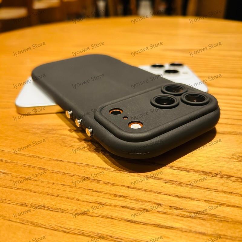 Camera Protection Candy Liquid Silicone Soft Case For For Iphone 17 Pro Max 11 12 13 14 Plus 1 16  XR XS X Thickened Bumper Cover