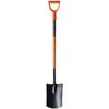 KADAX Kürek Basit Kürek 125cm Metal Bahçe Ergonomik Sertleştirilmiş