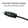 3.5mm Audio Cable Digital SPDIF Optical Fiber Cord Gold Plated For Speaker