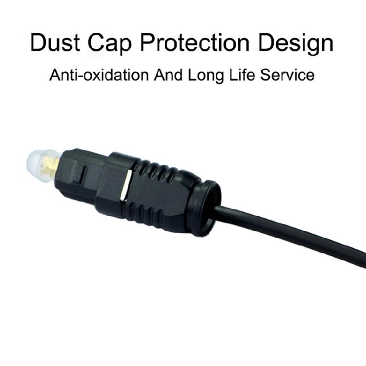 3.5mm Audio Cable Digital SPDIF Optical Fiber Cord Gold Plated For Speaker