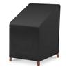 Outdoor Garden Chair Protective Cover 210D Oxford Winterproof Waterproof Dust and Rain Resistant Cover for Chairs