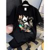 European Sizes Boys T Shirt Casual Short Sleeve T-Shirt with Panda Skateboarding Graphic Print-- Fun Summer Design, Regular Fit for Casual Attire