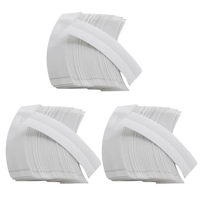 A65T-108Pcs Fixed Hair Double Tape Adhesive Hair Extension Strips Waterproof For Toupees/Lace Wigs Film With Slitting Line