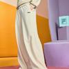 New FILA Knitted Sweatpants Women's Almond Khaki F11W439609FBG