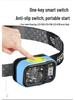 High Lumen LED Headlamp for Climbing & Fishing - Long Battery Life, Strong Light, Motion Sensor.