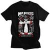 2025 Camiseta Desenho Mr Pickles feminina Macia Cão Collie Camiseta Gola O Manga Curta Engraçada TV Adulto Adultswim Cachorro Maduro Satanás Maligno