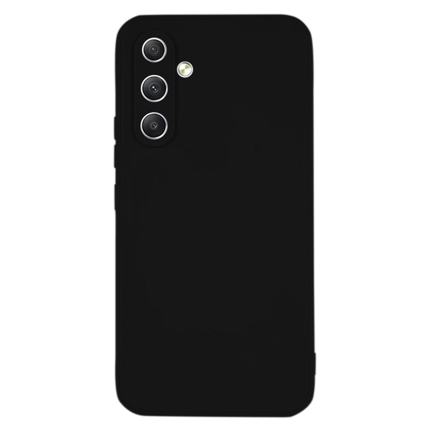 

KALEBOL KLB-TPU003 For Samsung Galaxy A35 5G Case Anti-Scratch Solid Color TPU Phone Cover Black