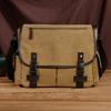 Neue Messenger Bag für Herren, große Kapazität, Retro-Canvas, für kurze Strecken, Radfahren, Pendler, tragbare Umhängetasche