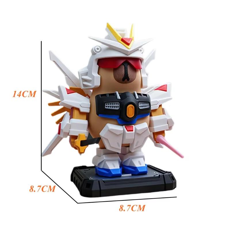 Funny 3D Printed Capybara Magnetic Figures Journey to the West Cartoon Ornament Desk Decor for Home Office Collectible Gifts