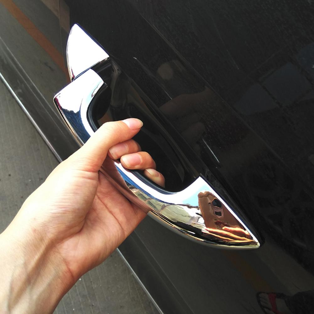

Для Volkswagen VW Sharan второго поколения 2010-2018, дверная ручка автомобиля, крышка чаши, хромированная серебряная крышка