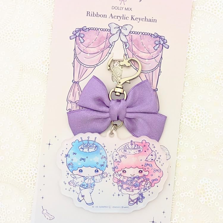 

My Melody & Little Twin Stars x DOLLY MIX Ribbon Акриловый брелок Little Twin Stars