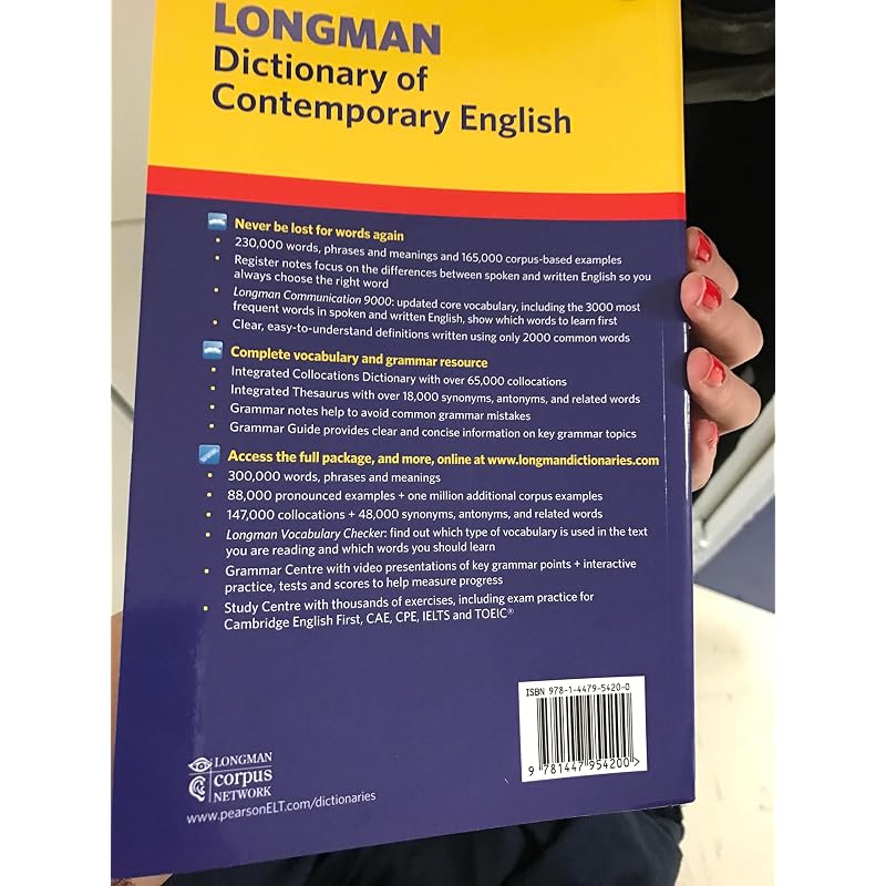 Longman Dictionary of Contemporary English 6 paper