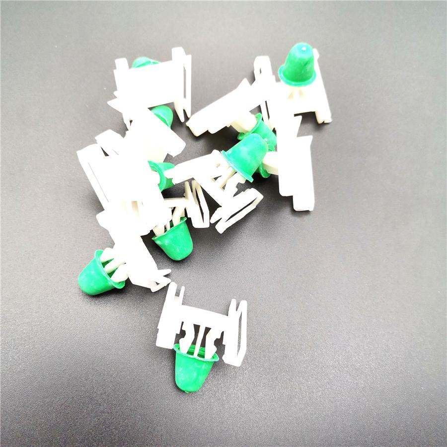 10Pcs/lot Plastic Autos Moulding Clip Nylon Retainer Rubber Gromme For 3B0-853-576