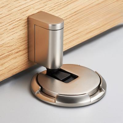 Windproof Floor Absorption Anti-collision New Mechanical Invisible Bathroom Door Stopper Rear Door Bumper No-drill Door Stop