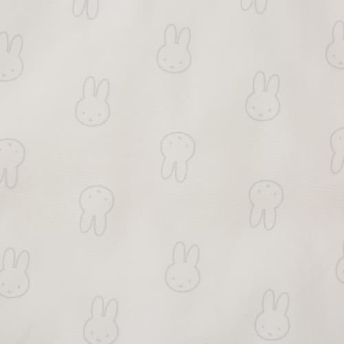 nishikawa [nishikawa] baby comforter set of 6, washable and usable, organic miffy, flower pattern, made in japan, beige, wf52302001 body: 95x120cm, 70