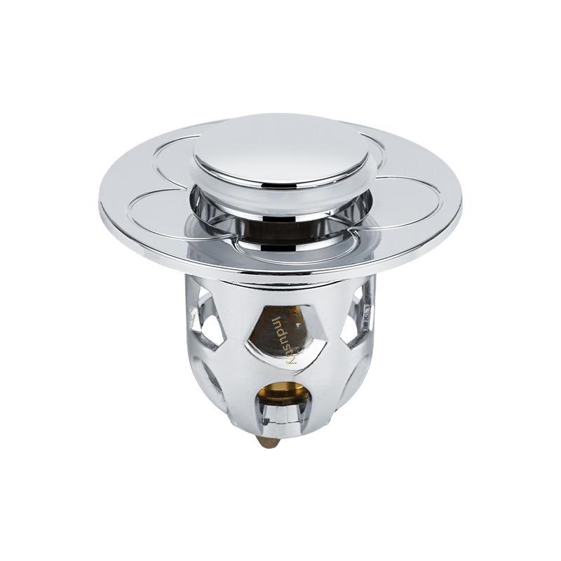 Universal Leak-Proof Brass Pop-Up Bathroom Sink Stopper