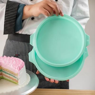 8 Zoll runde Silikon-Schichtkuchenform, Silikon-Mousse-Kuchenform, Schichtkuchen, runde Form, Form, Kuchenbackwerkzeug, Küchenwerkzeug