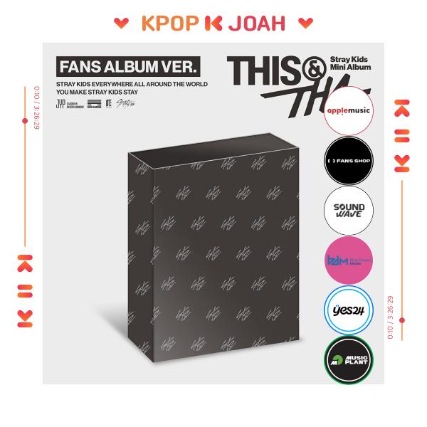 [POB] Stray Kids (SKZ) [THIS & THAT] Mini Album (FANS ALBUM Ver.)