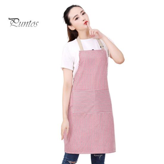 

Фартук-нагрудник с 2 карманами для женщин и мужчин, поварской, термостойкий, с регулируемым завязкой, с большими карманами, кухонный фартук для готовки розовый