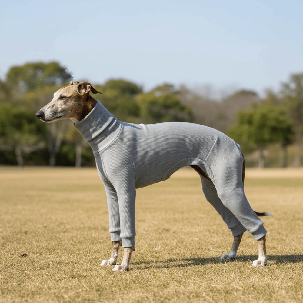Soft Dog Jumpsuit Elastic Pet Pajamas Pet Sweater Dog Four Legged Clothes  Indoor Wear