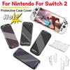 Housse de Protection pour Switch 2 Coque Divisée Anti-Chute Coque Shell Protectrice Transparente Accessoires de Console de Jeu