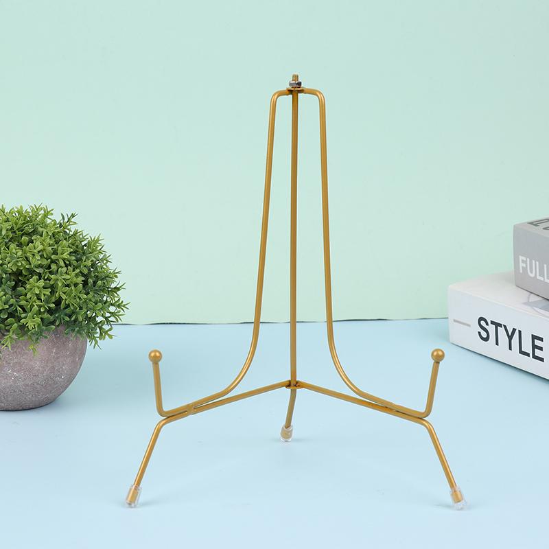 1Pc 4/6/8Inch Iron Bracket Display Stand For Photo Pedestal Bowl Picture Frame Storage Rack Home Kitchen Plate Display Stand