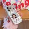 Anime Little Girl Flower iPhone 17 Pro Max Case - Anti-fall for Apple 16/15/14