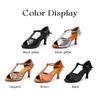 Women Tango Ballroom Latin Waltz Dance Girls Party Shoes High Heeled 7CM