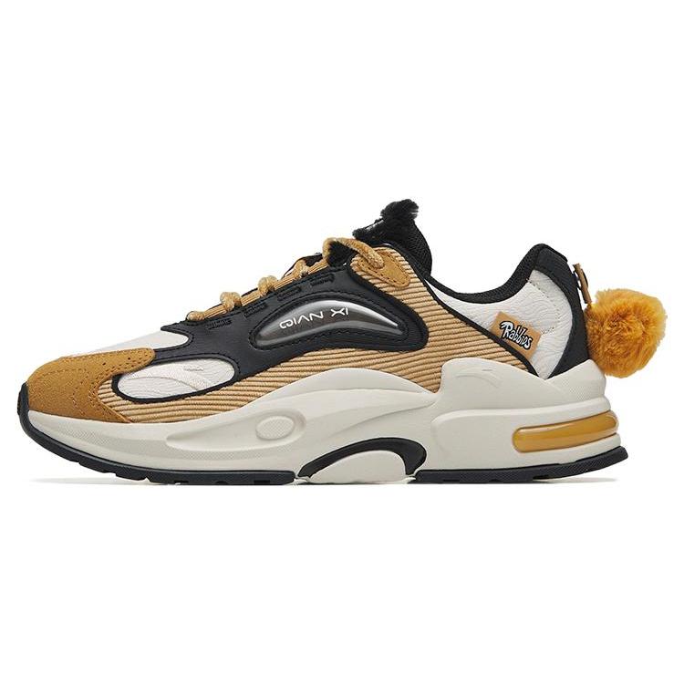 

Новые кроссовки Anta Millennium 5.0 с амортизацией, противоскользящие и износостойкие, с низким верхом, спортивные повседневные, женские, коричнево-белые 122248890-10 37.5