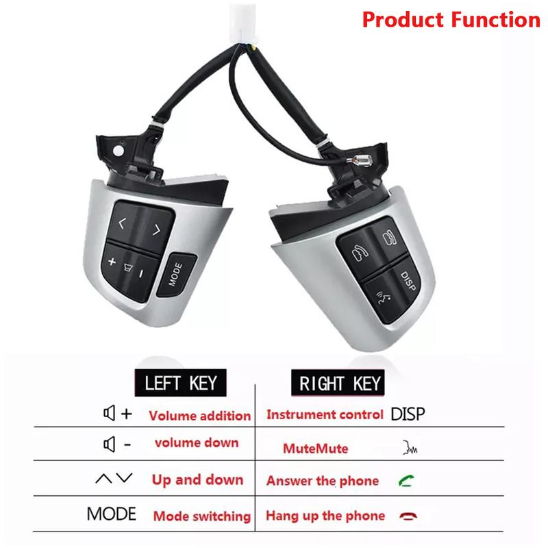 8425002230 High Quality Steering Wheel Switches Buttons For TOYOTA COROLLA A*DE150 N*DE150 NR*E150 ZR*E15 ZZ*E150 2010-2013