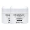 Crystal White Milky Cream 50g (Pack of 2) - Brightening & Tone-Up Moisture Cream with Niacinamide & Vitamin Complex