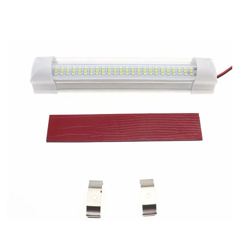 

Автомобильный светильник для чтения, универсальный, для салона, 72 светодиодных полос белого света, барная лампа, выключатель, выключатель для фургона, грузовика, каравана, автофургона, дома на колесах, транспортного средства для отдыха