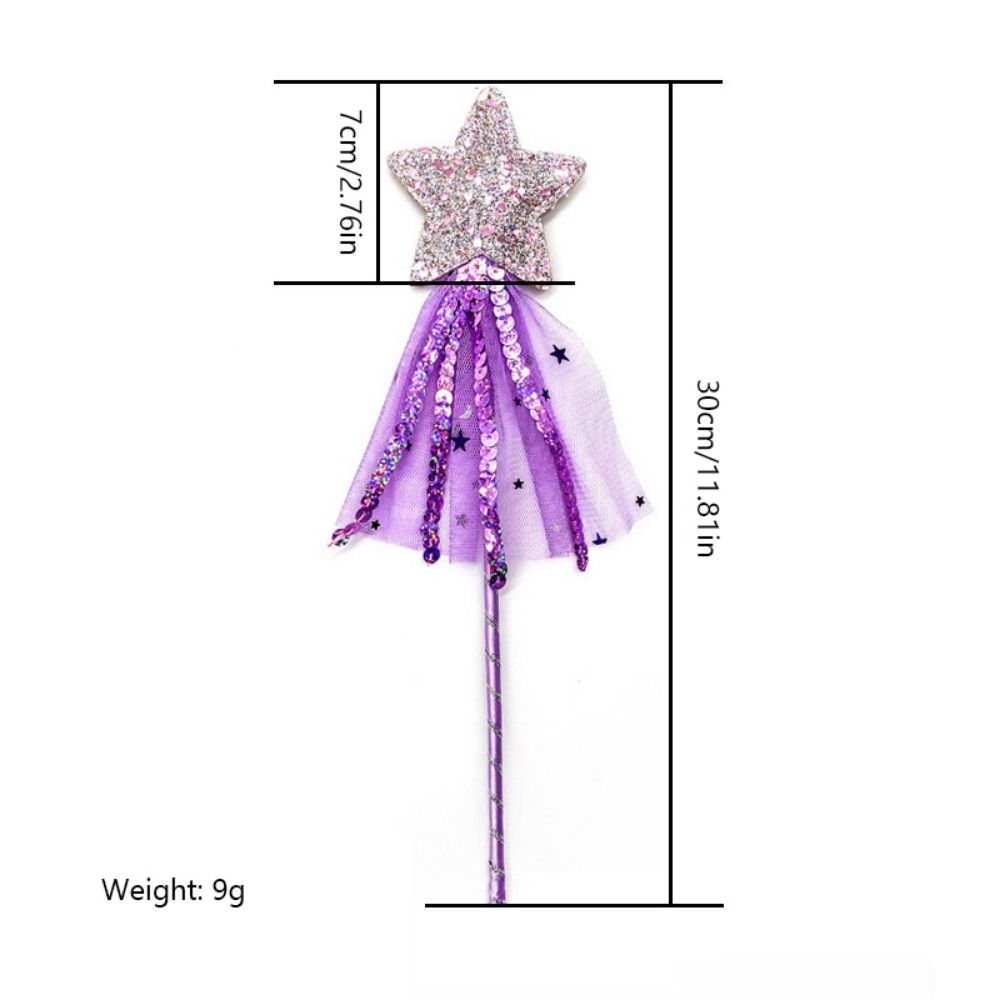 Polyester Children Magic Wand Dress Up Prop Fairy Princess Angel Wings Gril Boy