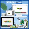 Wedo Programmable Electric Robot Kit: DIY Building Blocks for Kids Compatible with LEGO