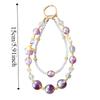 Bag Pendant Mobile Phone Keychain Strap Colorful Beads Phone Hanging Rope  Phone Case Accessories