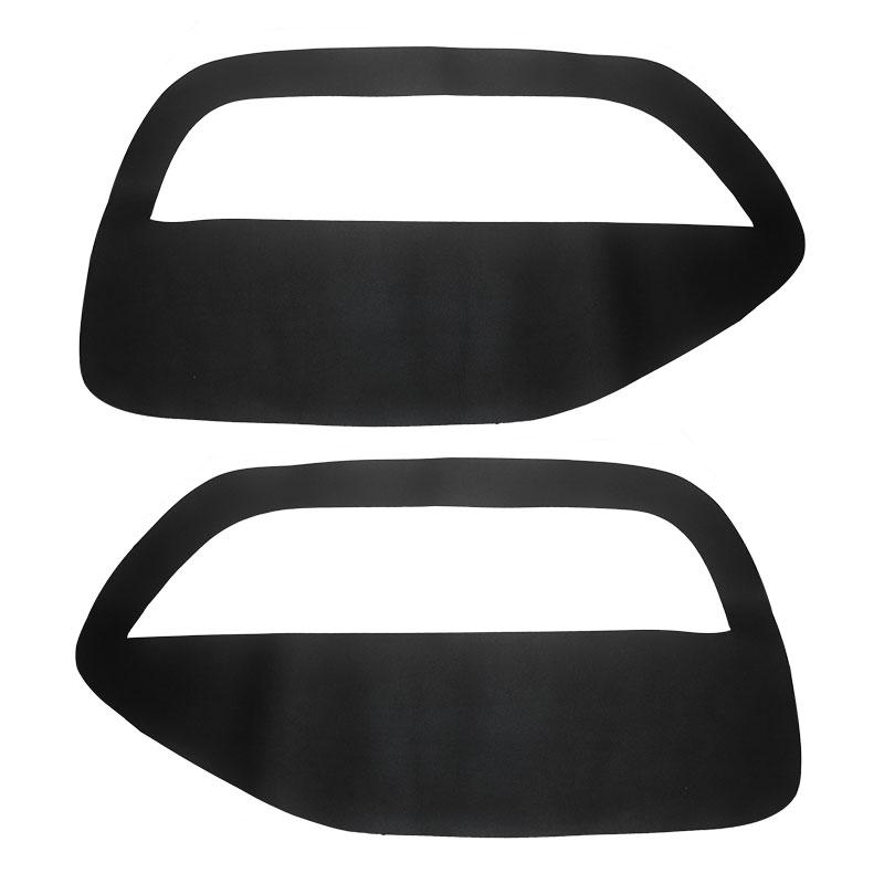 Weiche Ledertürverkleidungsabdeckung für Ford Mustang 2005 2006 2007 2008 2009, 2X Auto-Vordertür-Armlehnenverkleidungshautabdeckungsaufkleberverkleidung