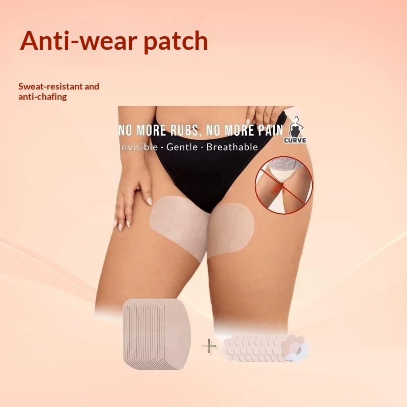 Disposable Inner Thigh Chafing Pads Waterproof Non-Slip 20Pcs Bulk for Outdoor Hiking Cycling Fitness Exercise onesize