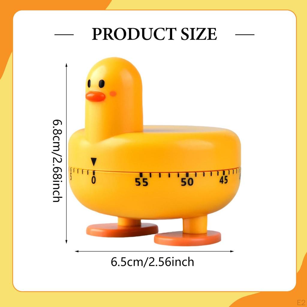 Kitchen Timer Wind Up Time Management 60 Minute Egg for Reading Sports Fitness Home