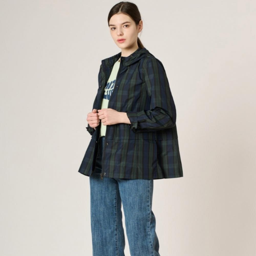 Bcbg Check Drawstring Jumper B4m3r154