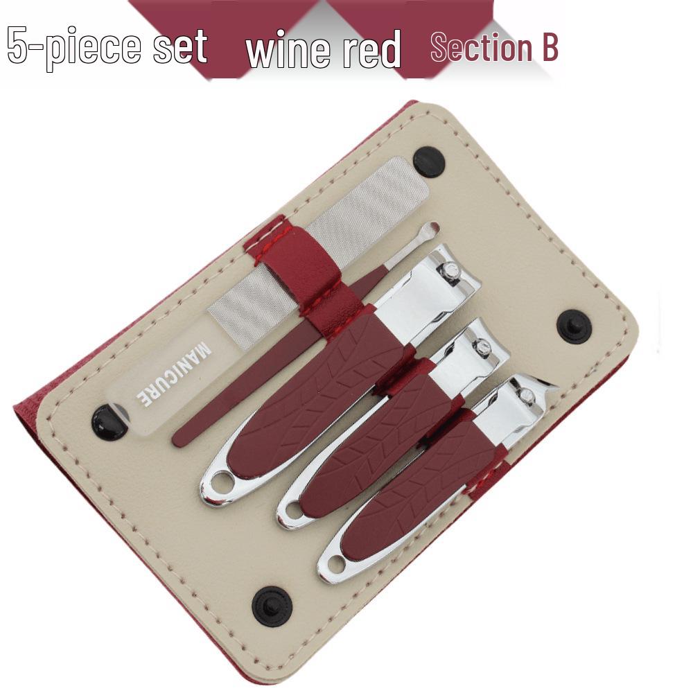 16-Piece Multifunctional Manicure Set: Eyebrow Trimmer, Nail Clippers, Beauty Scissors, Glass File, Foot Planer, Nail Groove Pliers.
