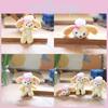 Cute Plush Dog Keychain With Super Soft Short Plush For Backpack And Bag Decor