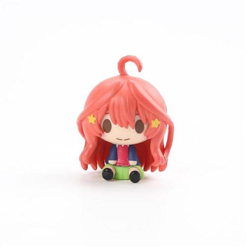 Set of 5 Pieces Figurines The Quintessential Quintuplets Ichika Miku Nino Itsuki 4 Cm