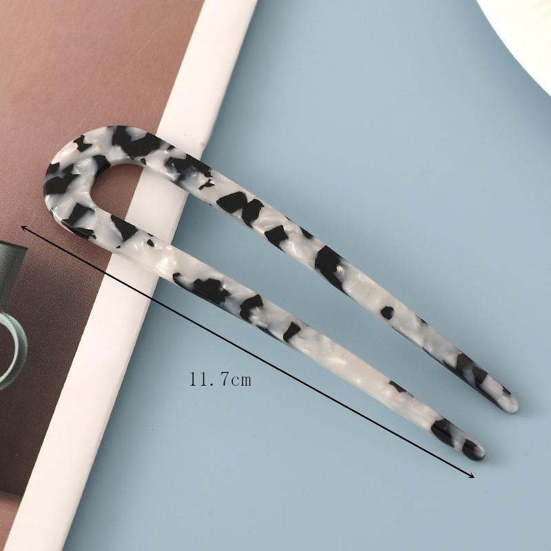 Fashion Hairpin Hair Sticks Women Hair Clip Elegant Colorful Acetate Hair Clips Girls Hair Sticks Hair Accessories Hairpin New