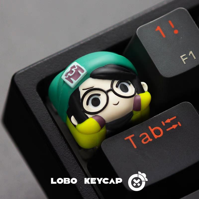 2025 VLRT Game Peripheral Products Q Version Cute Resin Keycap Esc Key Esports Room Decoration Festvial Toy Surprise Gifts