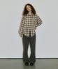 AUTHENTI Studded Check Shirt_Beige