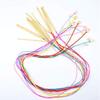 12 Sizes 1.2M 48" Afghan Tunisian Carbonized Bamboo Knitting ABS Needle Crochet Hooks Set with Beads