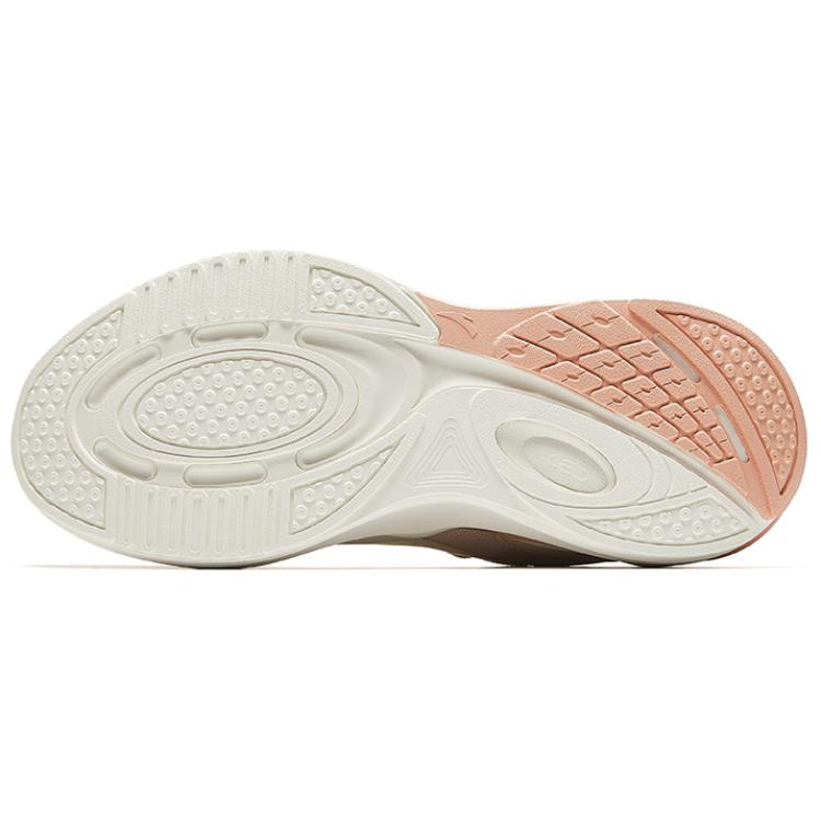New Anta C37+ Cushioning Rebound Low Top Running Shoes Women's White Orange 922435538-3