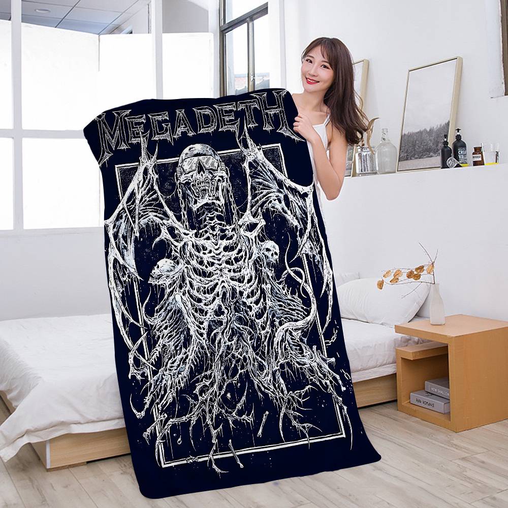 Band M-Megadeths Anime Beach Swimming Towel Soft Absorbent Washcloth Children's Gifts For Kids Travel Camping Gym