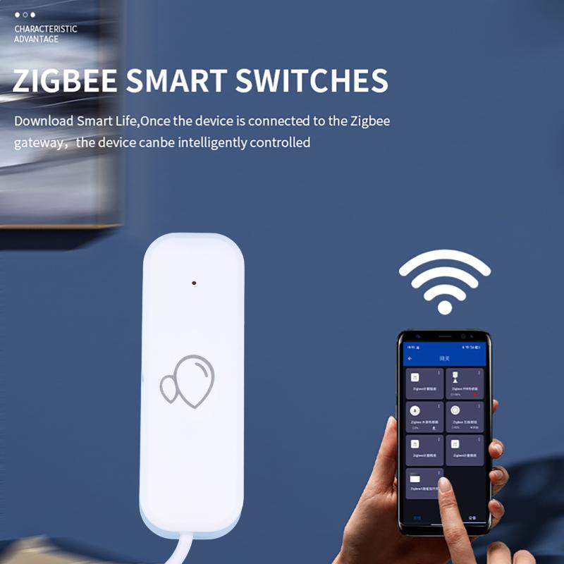 Czujnik Wody Wifi Alarm Przecieku Detektor Powodzi Smart Home Aplikacja Zdalne Sterowanie Smart Home Ochrona Bezpieczeństwa