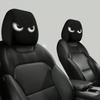2pcs Car Headrest Covers - Fits All Models, No Filling Design